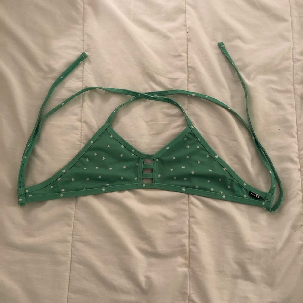 Jolyn Tomcat Tie Back Bikini Top WORN ONCE